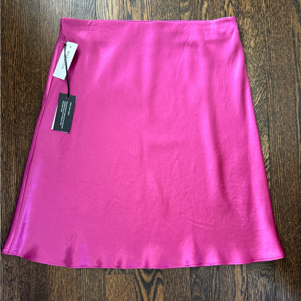 Aritzia Silk Mini Slip Skirt